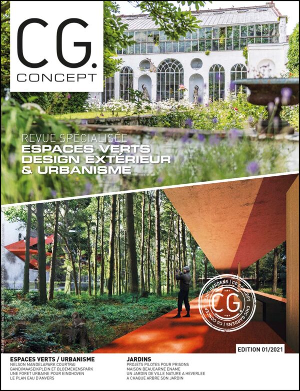 Le nouveau CG Concept est là ! Le premier numéro de 2021. La révue spécialisée sur les espaces verts, le design extérieur et l'urbanisme.