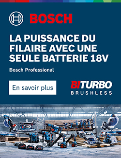 Bosch PRO, la puissance du filaire avec une seule batterie 18V