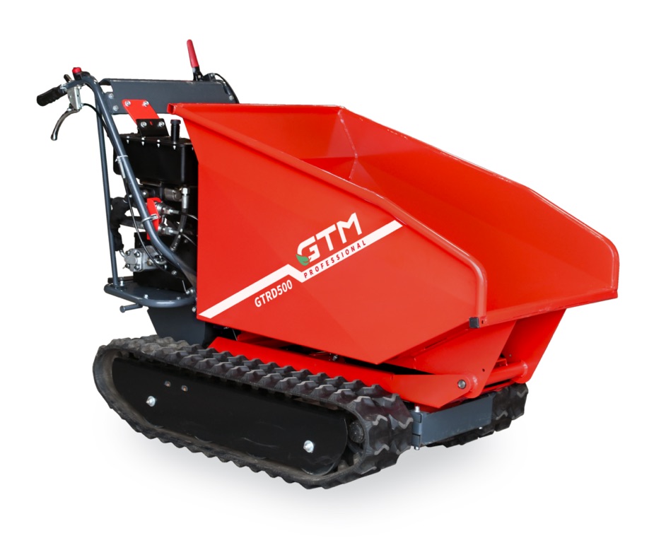 GTM Professional présente un dumper avec châssis à chenilles interchangeable