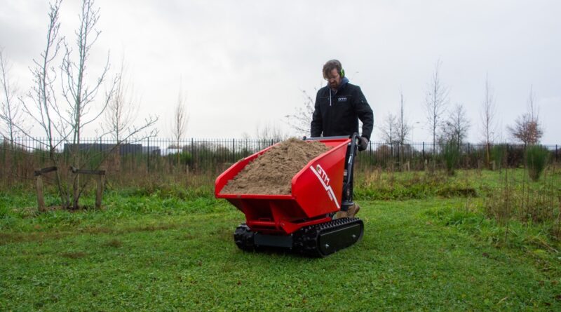 Nouveau dumper GTM Professional avec châssis à chenilles interchangeable.